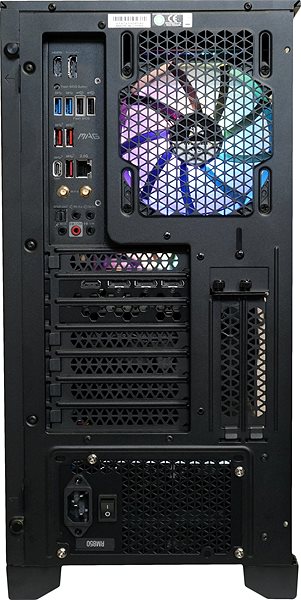 Gaming PC Alza BattleBox Alder RTX3070 Corsair Back page