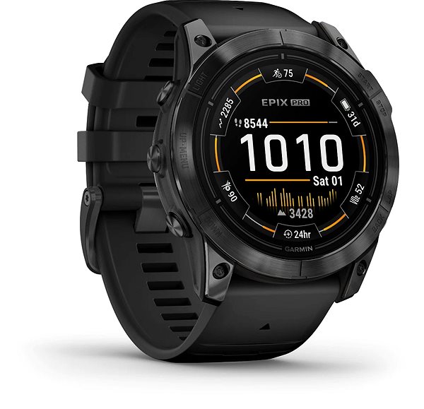 Smart Watch Garmin Epix Pro 51mm Slate Gray/Black Band ...