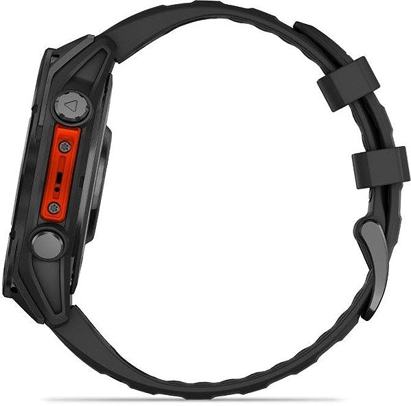 Smart Watch Garmin Fenix 8 47mm AMOLED Slate Gray Steel/Black Band ...