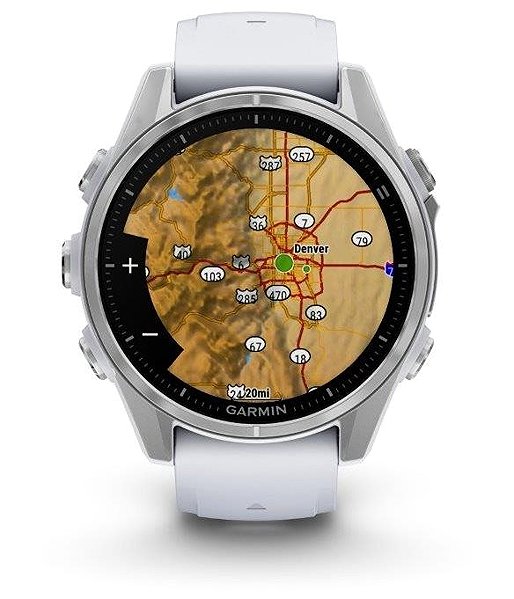Smart Watch Garmin Fenix 8 43mm AMOLED Silver/Whitestone Band ...