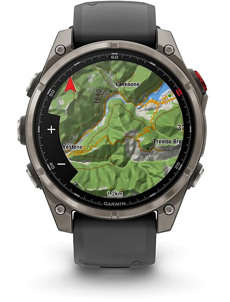 Smart Watch Garmin Fenix 8 Pro 47mm AMOLED Sapphire Titanium Graphite ...