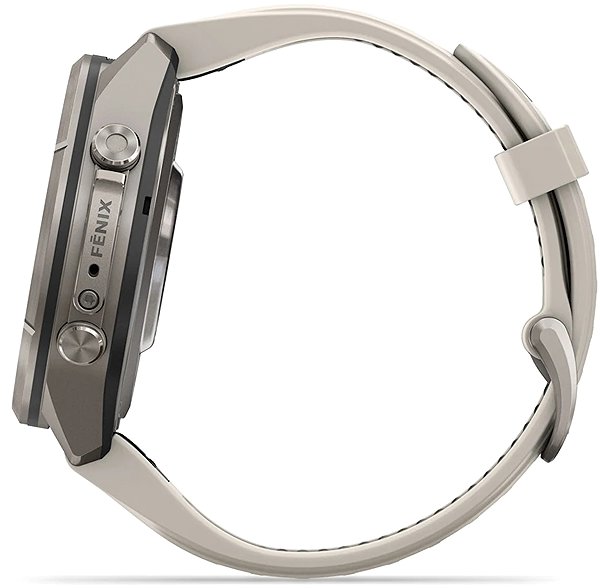 Smart Watch Garmin Fenix 9 Pro 43mm AMOLED inReach Titanium Grey/Dark Sandstone ...