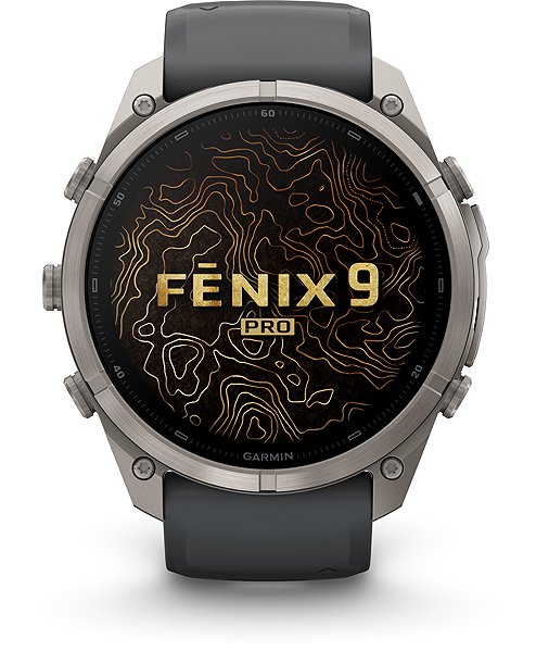 Smart Watch Garmin Fenix 9 Pro 51mm AMOLED inReach Titanium Graphite/Black ...