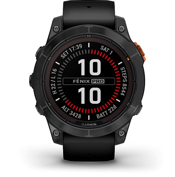 Smart Watch Garmin Fenix 7 Pro Solar Gray/Black Band ...