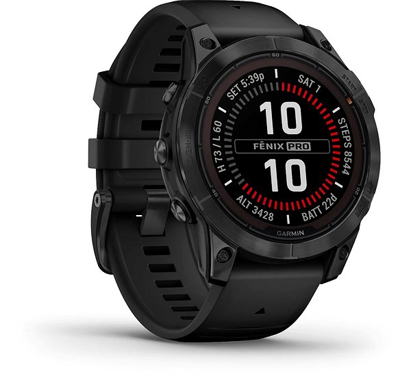 Smart Watch Garmin Fenix 7 Pro Solar Gray/Black Band ...