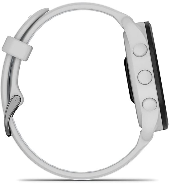 Smart hodinky Garmin Forerunner 165 Music, Mist Grey/Whitestone ...