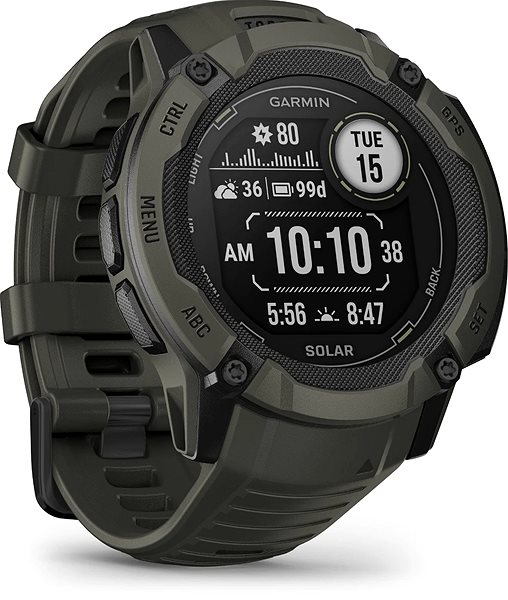 Smart Watch Garmin Instinct 2X Solar Moss ...