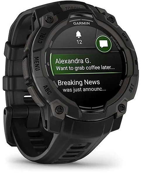 Smart Watch Garmin Instinct 3 45mm AMOLED Black/Black band ...