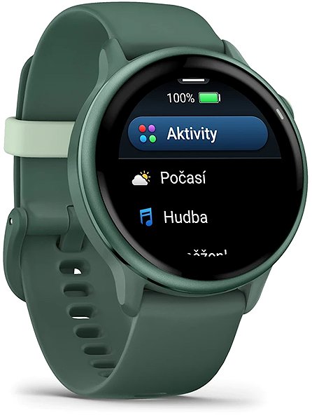Smart Watch Garmin Vívoactive 6 Metallic Jasper Green/Jasper Green Band ...