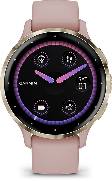 Smart Watch Garmin Venu 3S Cream Gold/Dust Rose Band ...