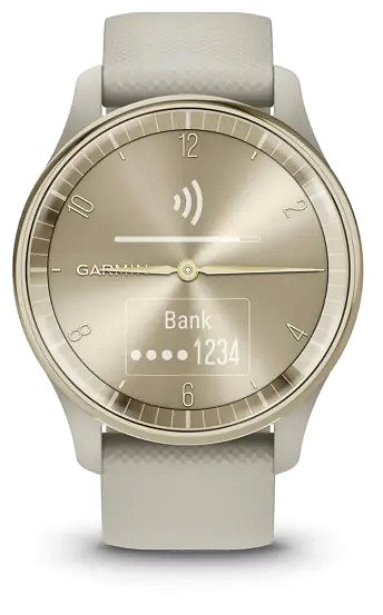 Smart Watch Garmin Vívomove Trend Cream Gold/French Grey ...