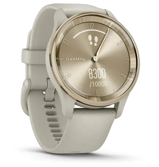 Smart Watch Garmin Vívomove Trend Cream Gold/French Grey ...