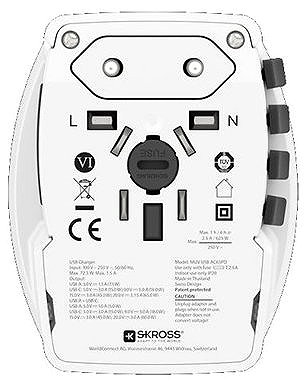 Reiseadapter Skross MUV USB AC65PD, universal, ungeerdet, USB A+C 65 W ...