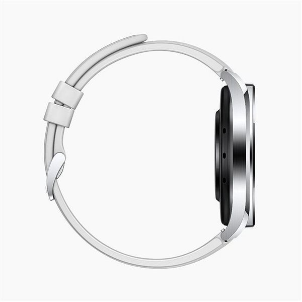 Smartwatch Xiaomi Watch S1 Silber Seitlicher Anblick