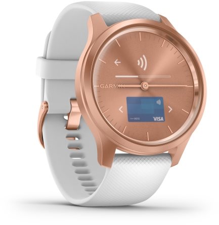 Smart Watch Garmin vívomove 3 Style, Rose Gold White ...