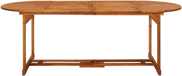 Zahradní stůl Zahradní jídelní stůl 220 × 90 × 75 cm masivní akáciové dřevo, 315949 Screen