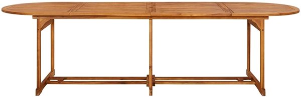 Zahradní stůl Zahradní jídelní stůl 280 × 90 × 75 cm masivní akáciové dřevo, 315950 Screen