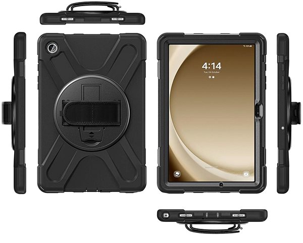 Tablet Case 4smarts Rugged Case Grip for Samsung Galaxy Tab S9 FE ...