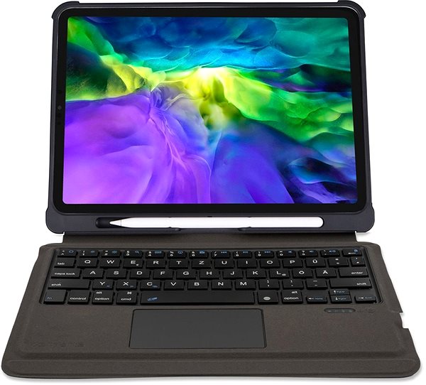 Tablet tok 4smarts Keyboard Case Solid QWERTZ, Trackpad, Pen Holder, for Apple iPad Pro 11 (2021) / iPad Pro 11 Képernyő