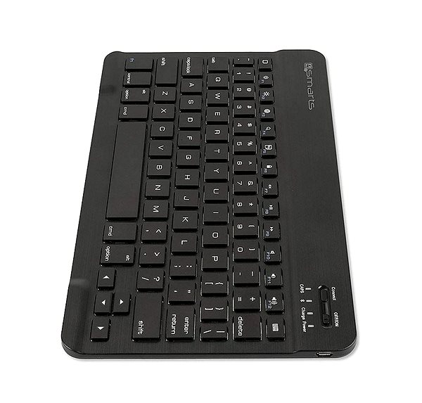 Tastatur 4smarts Bluetooth Keyboard DailyBiz BTK QWERTY Black Seitlicher Anblick