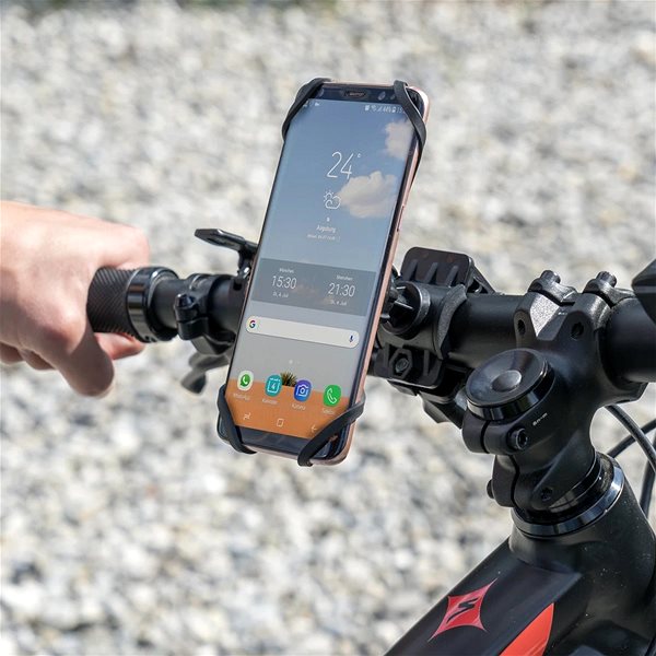 Phone Holder 4smarts Bike Holder UltiMag BikeMag Black Lifestyle