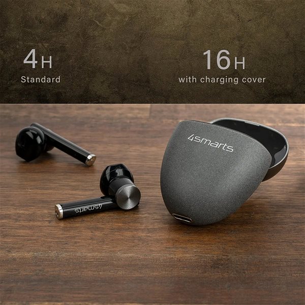 Vezeték nélküli fül-/fejhallgató 4smarts TWS Bluetooth Headphones Pebble pink Lifestyle