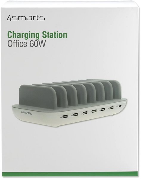Töltő adapter 4smarts Charging Station Office 60 W, fehér ...