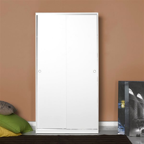 Nejlevnější nábytek Ubinas - white wardrobe.