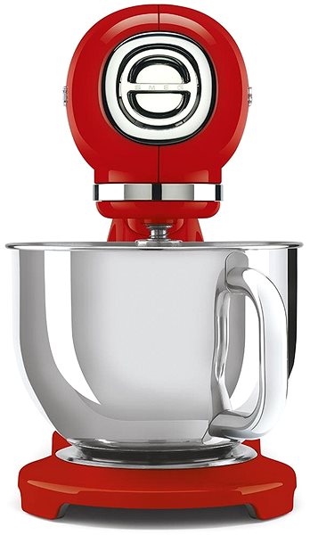 Küchenmaschine SMEG 50's Retro Style Küchenmaschine 4,8 Liter - Rot mit Edelstahlschüssel ...