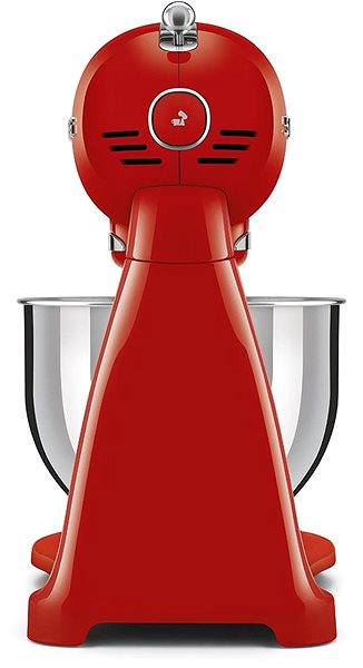 Küchenmaschine SMEG 50's Retro Style Küchenmaschine 4,8 Liter - Rot mit Edelstahlschüssel ...