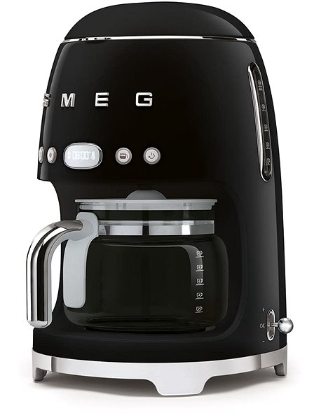 SMEG 50's Retro Style 1,4l 10 cup black .