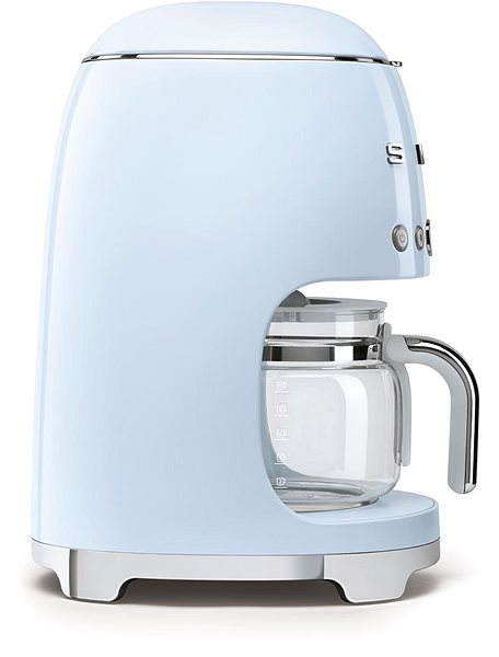 Prekvapkávací kávovar SMEG 50's Retro Style 1,4 l 10 cup pastelovo modrý ...