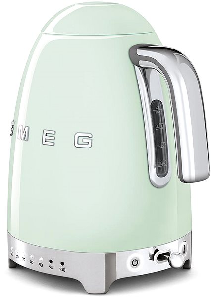 Wasserkocher SMEG 50's Retro Style 1,7l LED-Display pastellgrün ...