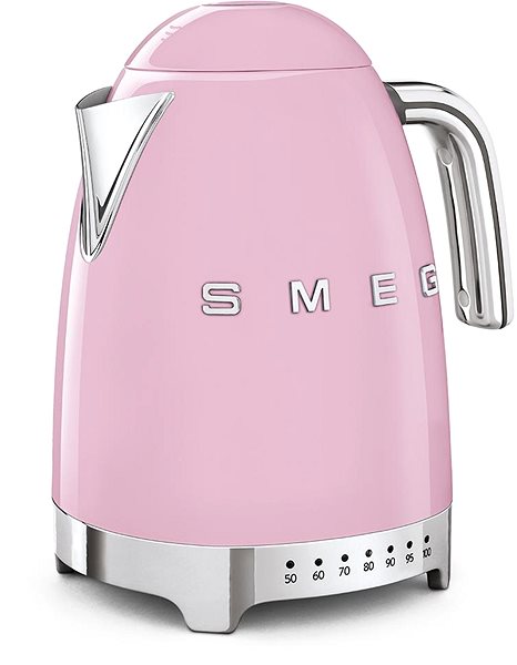 Vízforraló SMEG 50's Retro Style 1,7 l LED kijelző rózsaszín ...