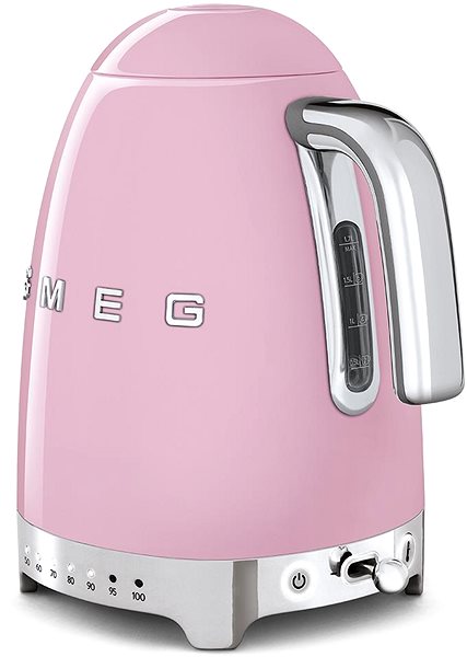 Wasserkocher SMEG 50's Retro Style 1,7l LED Anzeige rosa ...