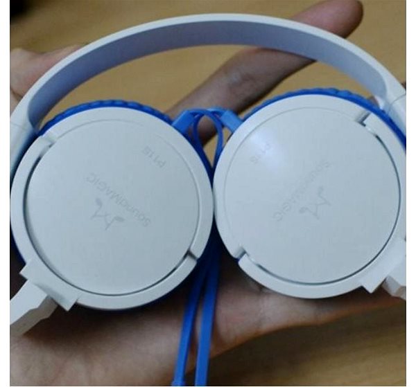 Slúchadlá SoundMAGIC P11S bielo-modré ...