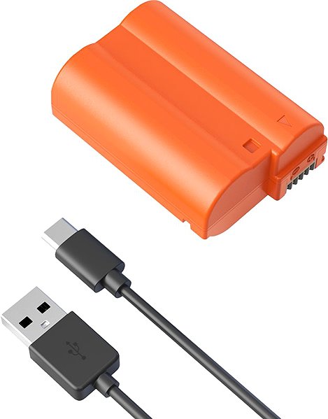 Kamera-Akku SmallRig 4966 EN-EL15c USB-C Orange ...