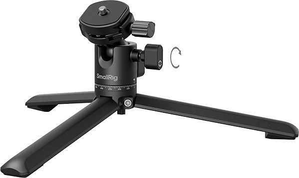 Mini-Stativ SmallRig 4630 Metal Tabletop Tripod with Arca-Swiss Quick Release Plate and Panoramic Ball Head ...