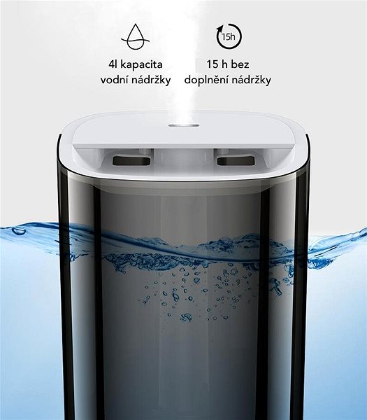 Air Humidifier Smoot Fall Pro Features/technology