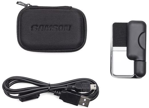 Microphone Samson Go Mic Clip Package content