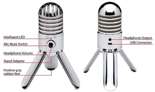 Mikrofón Samson Meteor Mic Vlastnosti/technológia