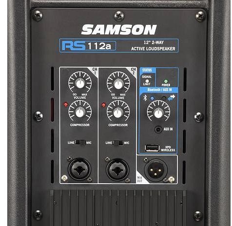 Reproduktor Samson RS112A Možnosti pripojenia (porty)