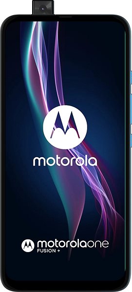 Handy Motorola One Fusion+ blau Screen