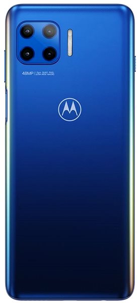 Mobiltelefon Motorola Moto G 5G Plus kék Hátoldal
