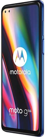 Mobiltelefon Motorola Moto G 5G Plus kék Lifestyle