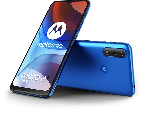 Mobile Phone Motorola Moto E7 Power Blue Lifestyle