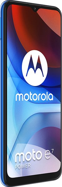 Mobile Phone Motorola Moto E7 Power Blue Lateral view