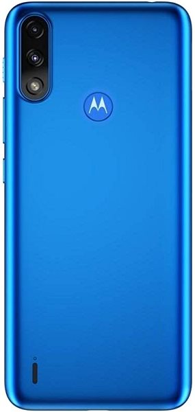 Mobile Phone Motorola Moto E7 Power Blue Back page