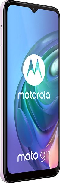 Mobiltelefon Motorola Moto G10 gyöngyszín Oldalnézet
