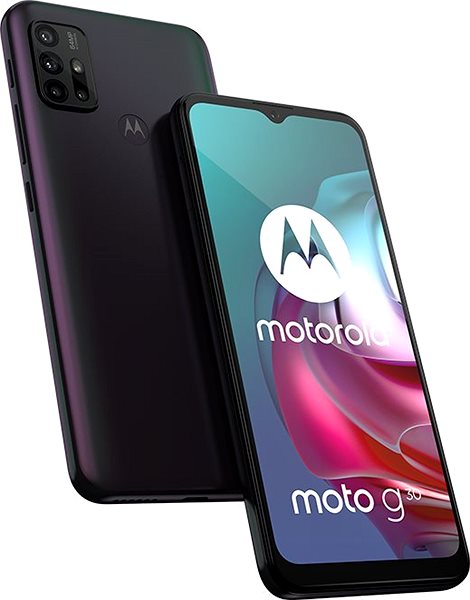 Mobile Phone Motorola Moto G30 Black Lifestyle
